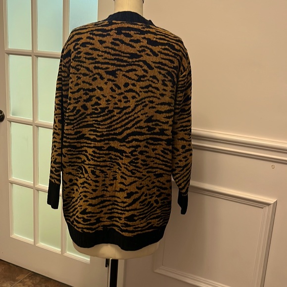 Vintage Kookai tiger print cardigan - Picture 3 of 5